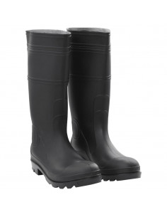 Stivali da Pioggia Neri Misura 44 in PVC