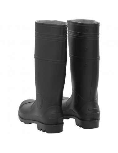 Stivali da Pioggia Neri Misura 44 in PVC