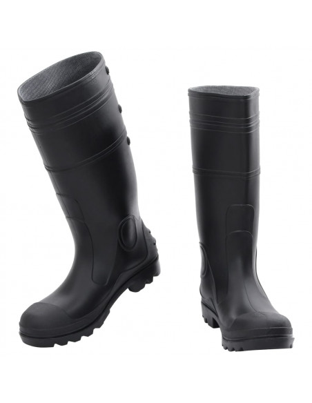 Stivali da Pioggia Neri Misura 42 in PVC