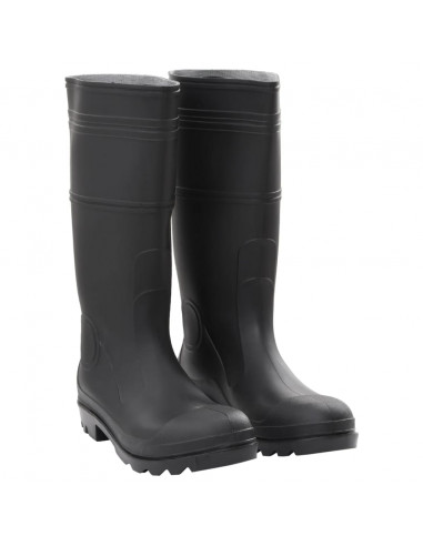Stivali da Pioggia Neri Misura 46 in PVC