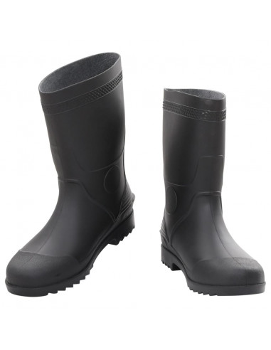 Stivali da Pioggia Neri Misura 44 in PVC