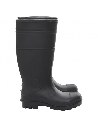 Stivali da Pioggia Neri Misura 40 in PVC