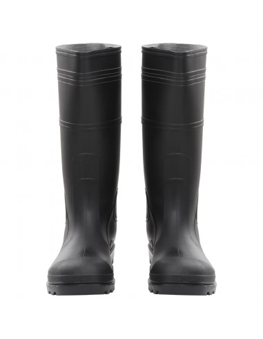 Stivali da Pioggia Neri Misura 45 in PVC