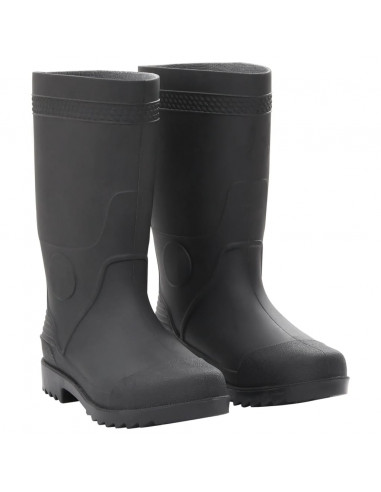 Stivali da Pioggia Neri Misura 39 in PVC