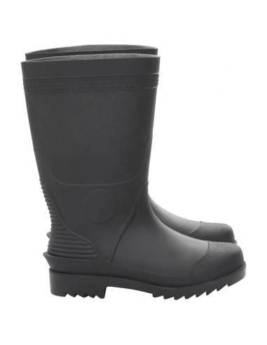 Stivali da Pioggia Neri Misura 39 in PVC