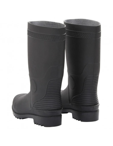 Stivali da Pioggia Neri Misura 39 in PVC