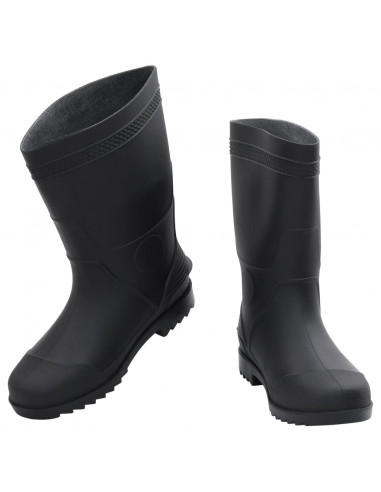 Stivali da Pioggia Neri Misura 43 in PVC