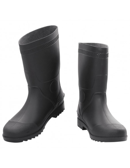 Stivali da Pioggia Neri Misura 46 in PVC