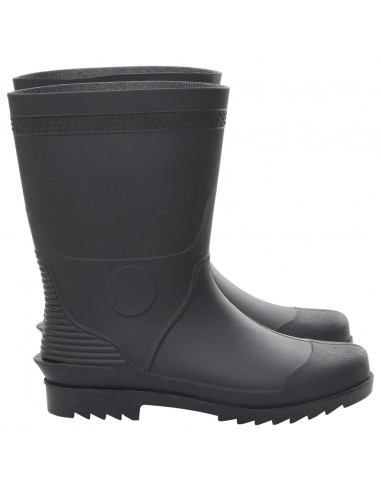 Stivali da Pioggia Neri Misura 46 in PVC