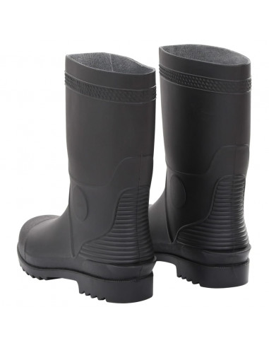 Stivali da Pioggia Neri Misura 46 in PVC
