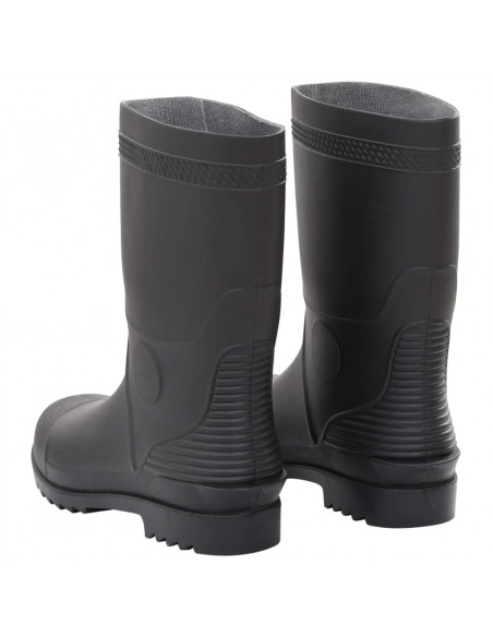Stivali da Pioggia Neri Misura 46 in PVC