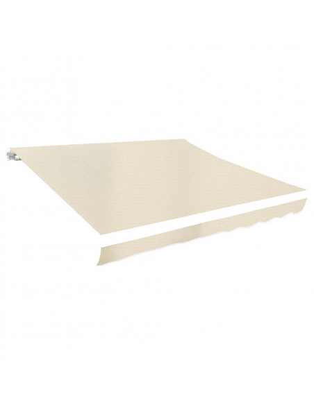 Tenda Parasole in Tela Crema 4x3m (Telaio non Incluso)