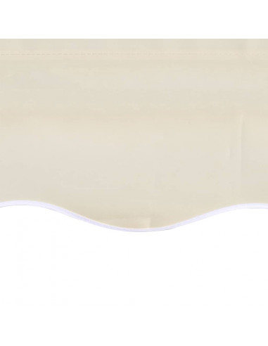 Tenda Parasole in Tela Crema 4x3m (Telaio non Incluso)