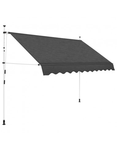 Tenda da Sole Retrattile Manuale 250 cm Antracite