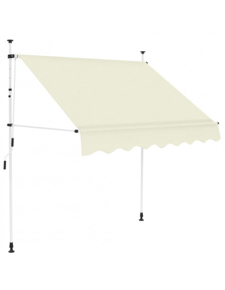 Tenda da Sole Retrattile Manuale 150 cm Crema