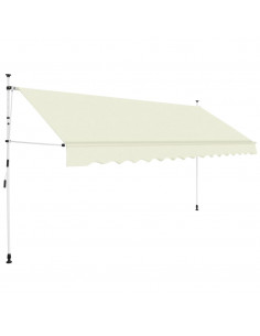 Tenda da Sole Retrattile Manuale 350 cm Crema 2