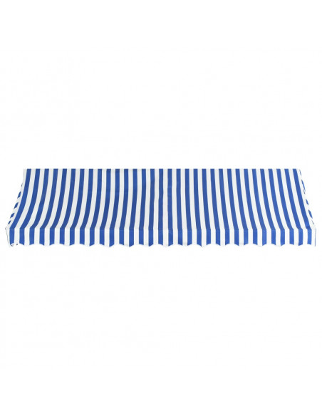 Tenda da Sole per Bistrò 400x120 cm Blu e Bianca