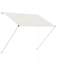 Tenda da Sole Retrattile 150x150 cm Crema 2
