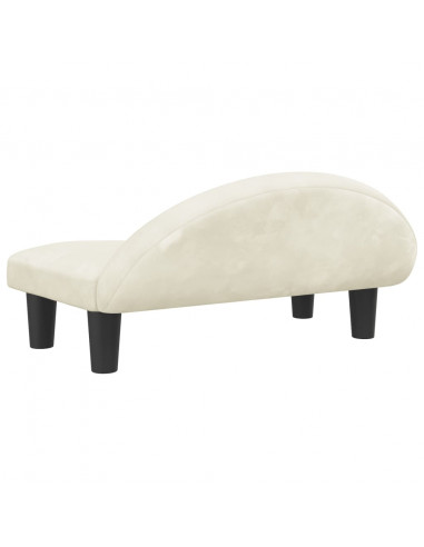 Lettino per Cani Crema 70x52x30 cm in Velluto