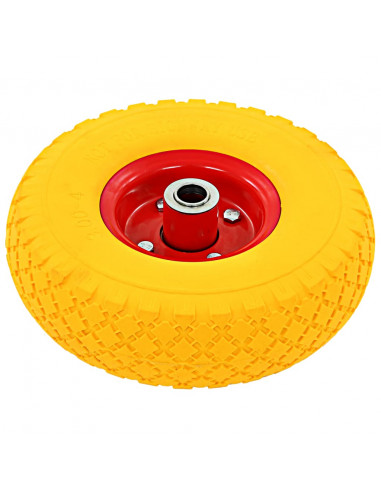 Ruote Carrello a Mano 4 pz in PU Solido 3.00-4 (260x85)