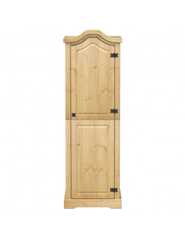Armadio Corona 55x52x170 cm in Legno Massello di Pino