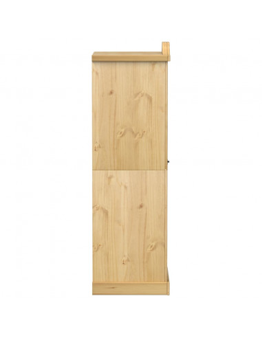 Armadio Corona 55x52x170 cm in Legno Massello di Pino