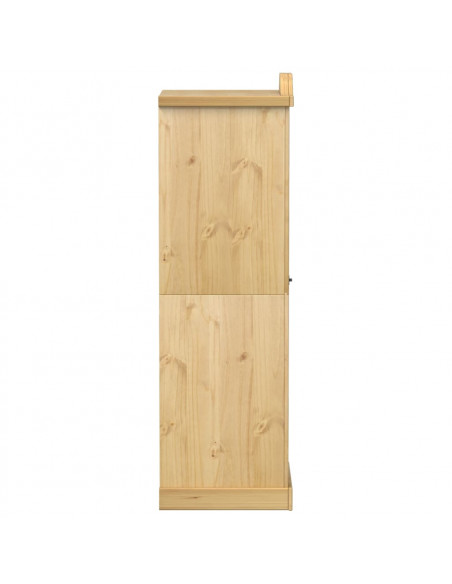 Armadio Corona 55x52x170 cm in Legno Massello di Pino