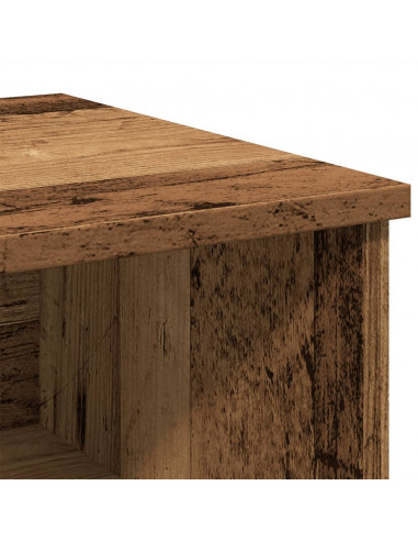 Comodini Legno Antico 2 pz 40x36x65 cm in Legno Multistrato