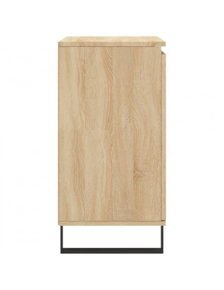 Credenza Rovere Sonoma 60x35x70 cm in Legno Multistrato