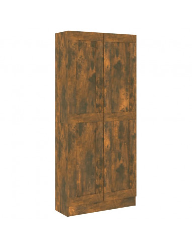 Comodino Rovere Fumo 82,5x30,5x185,5 cm in Legno Multistrato