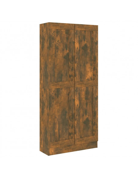 Comodino Rovere Fumo 82,5x30,5x185,5 cm in Legno Multistrato