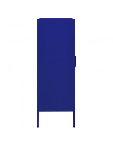 Armadietto Blu Marino 80x35x101,5 cm in Acciaio