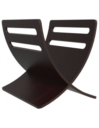 Portariviste da Pavimento in Legno Marrone