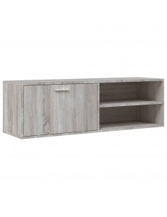 Mobile Porta TV Grigio Sonoma 120x34x37 cm in Legno Multistrato 2
