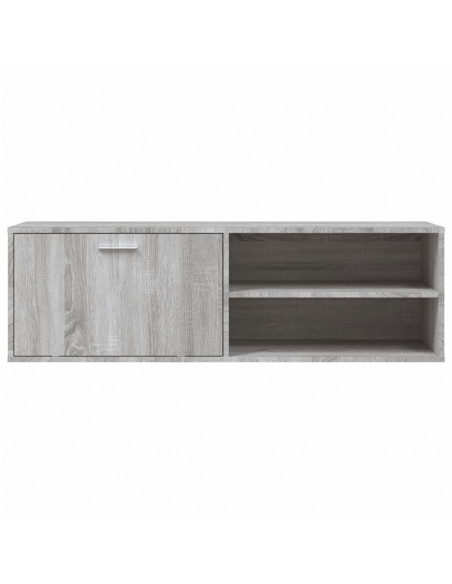 Mobile Porta TV Grigio Sonoma 120x34x37 cm in Legno Multistrato