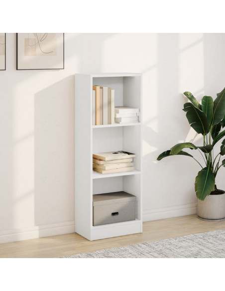 Libreria Bianca 40x24x109 cm in Truciolato