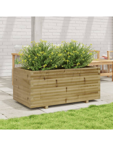 Fioriera da Giardino 110x60x49,5 cm in Legno di Pino Impregnato