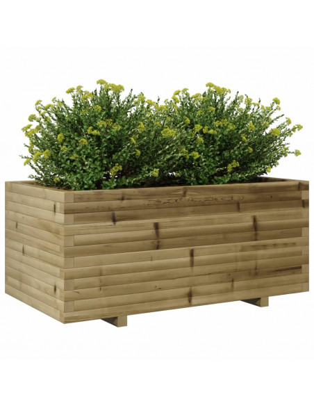 Fioriera da Giardino 110x60x49,5 cm in Legno di Pino Impregnato