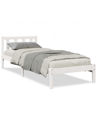 Letto Extra Lungo senza Materasso 80x200 cm in Legno di Pino