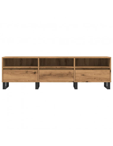 Mobile Porta TV Rovere Artigianale 150x30x44,5 cm Multistrato