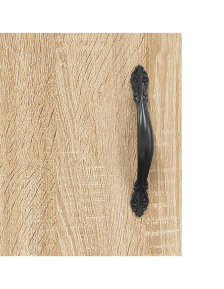 Credenza Rovere Sonoma 69,5x34x180 cm in Legno Multistrato