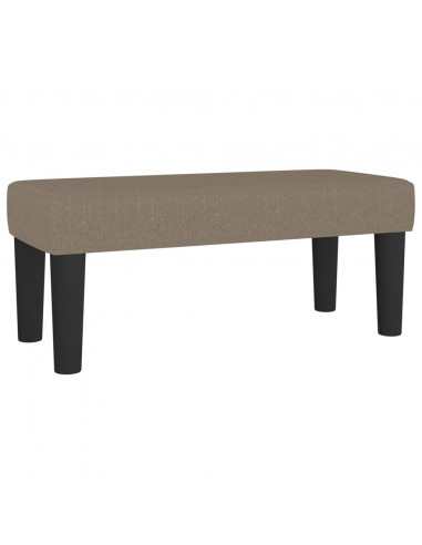 Panca Tortora 70x30x30 cm in Tessuto