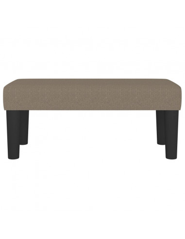 Panca Tortora 70x30x30 cm in Tessuto
