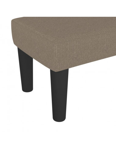 Panca Tortora 70x30x30 cm in Tessuto