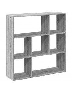 Libreria Divisorio Grigio Sonoma 102x29x103,5 cm in Truciolato 2