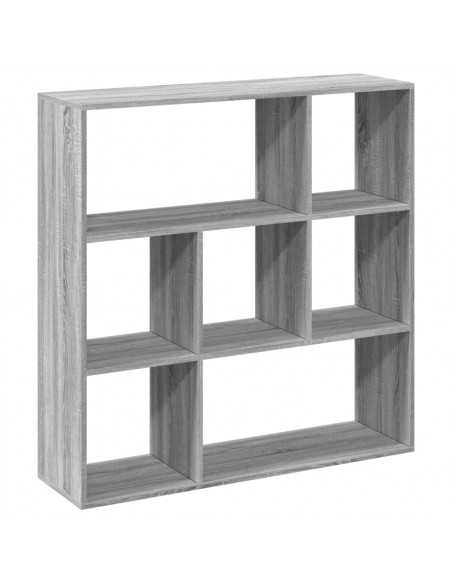 Libreria Divisorio Grigio Sonoma 102x29x103,5 cm in Truciolato