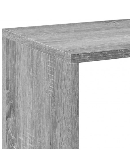 Libreria Divisorio Grigio Sonoma 102x29x103,5 cm in Truciolato