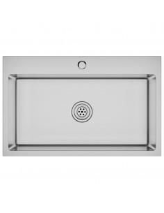 Lavello da Cucina Lavorato a Mano in Acciaio Inox 2