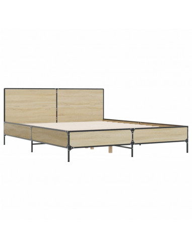 Giroletto Rovere Sonoma 140x200 cm in Legno Multistrato Metallo