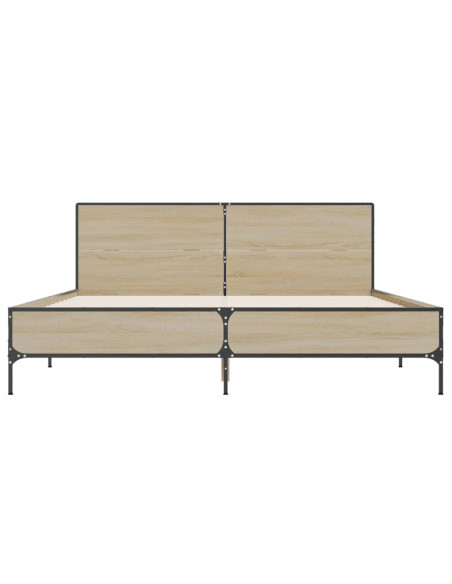 Giroletto Rovere Sonoma 140x200 cm in Legno Multistrato Metallo